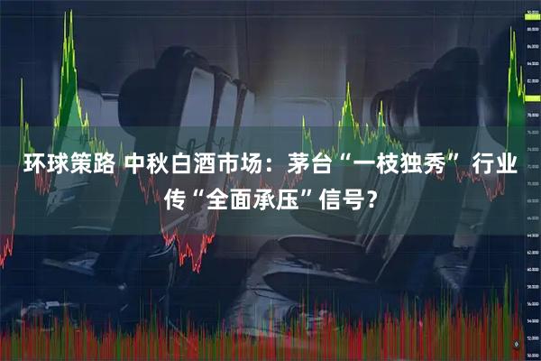 环球策路 中秋白酒市场：茅台“一枝独秀” 行业传“全面承压”信号？